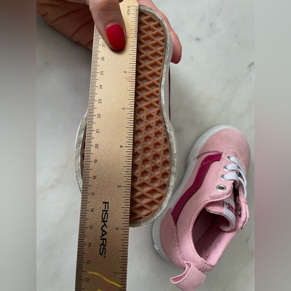 Vans Kids Pink Sneakers - Picture 8 of 9